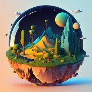 Idle Planet Miner (Мод много денег)